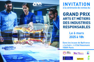Assistez à la remise du Grand Prix Arts et Métiers des industries responsables 2025